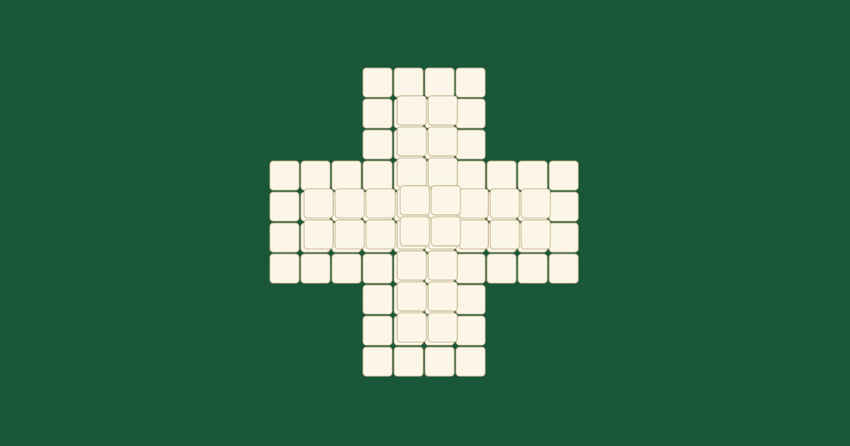 Cross Mahjong board preview